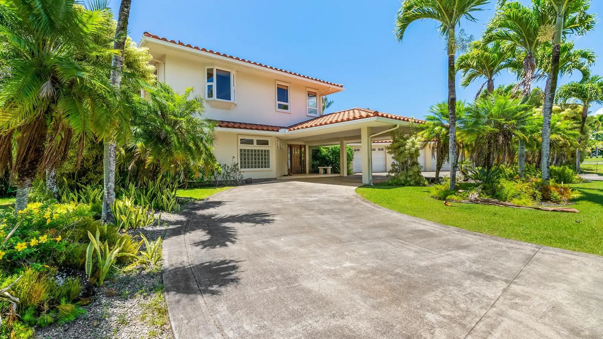 Sunset Palms Pool, Tennis, Ac Minutes To Beach Princeville