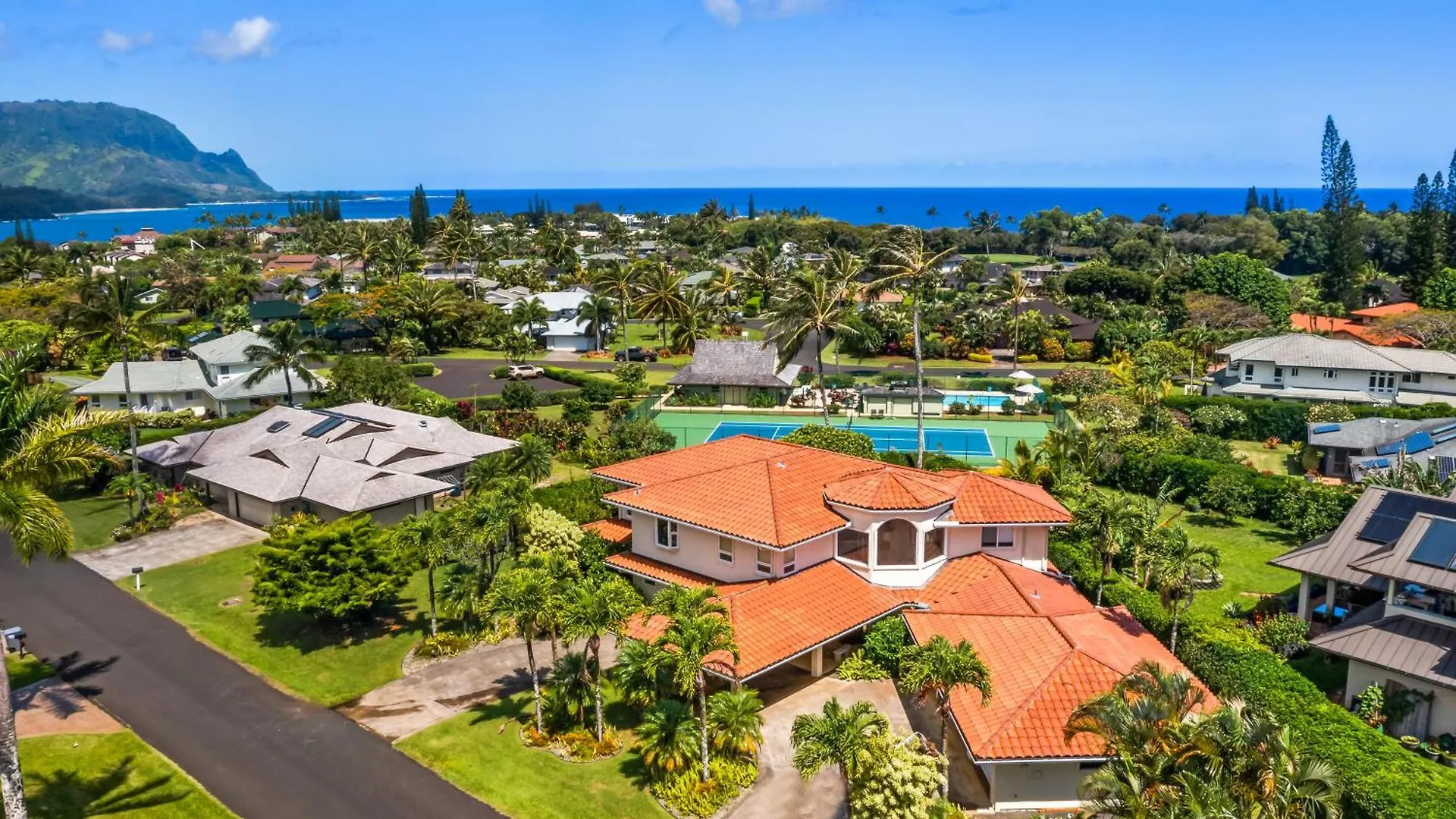 Sunset Palms Pool, Tennis, Ac Minutes To Beach Princeville